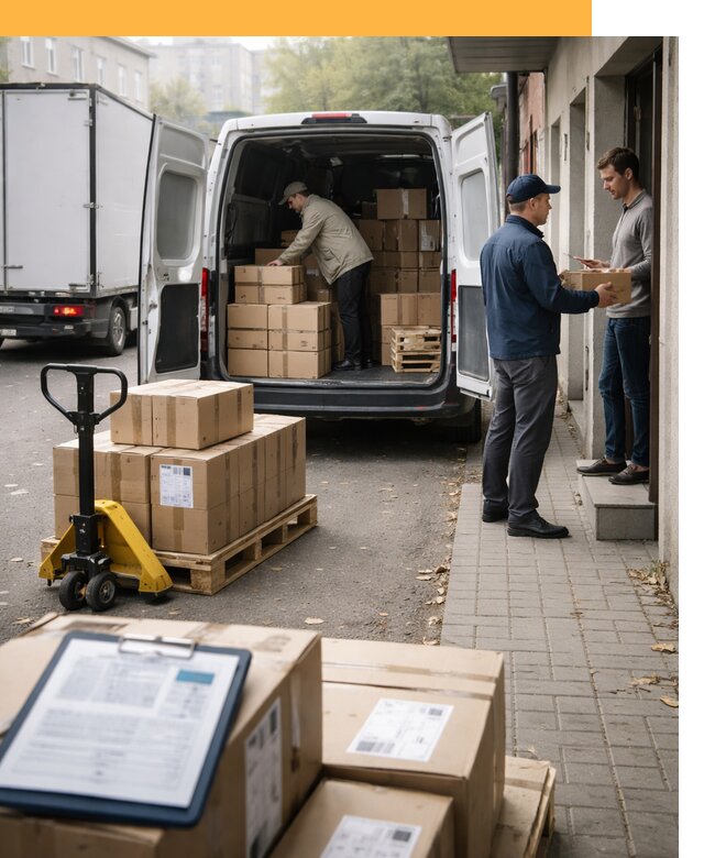 Доставка грузов от двери до двери с таможней от 48074 руб.