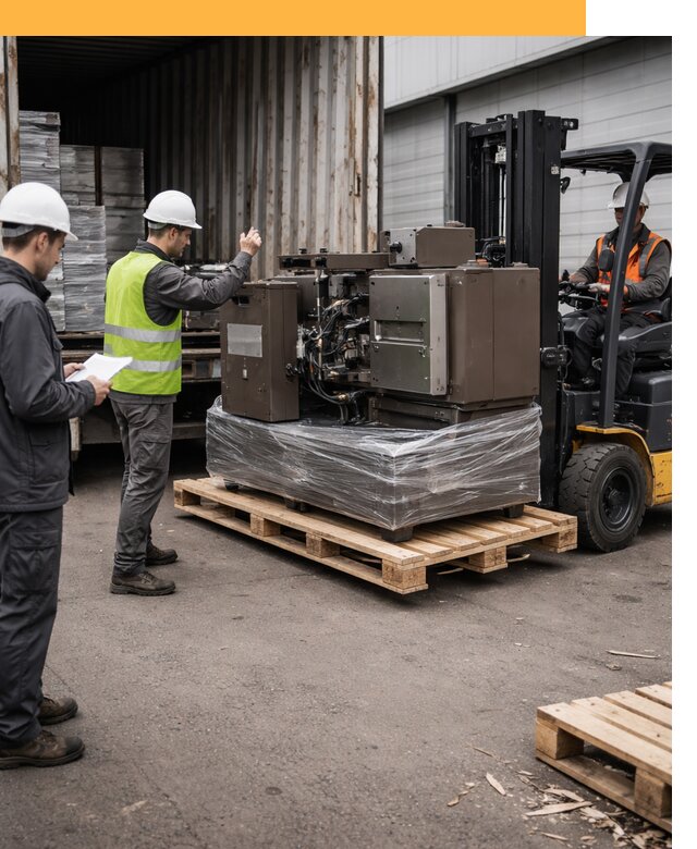 Доставка промышленного оборудования из Европы от 48074