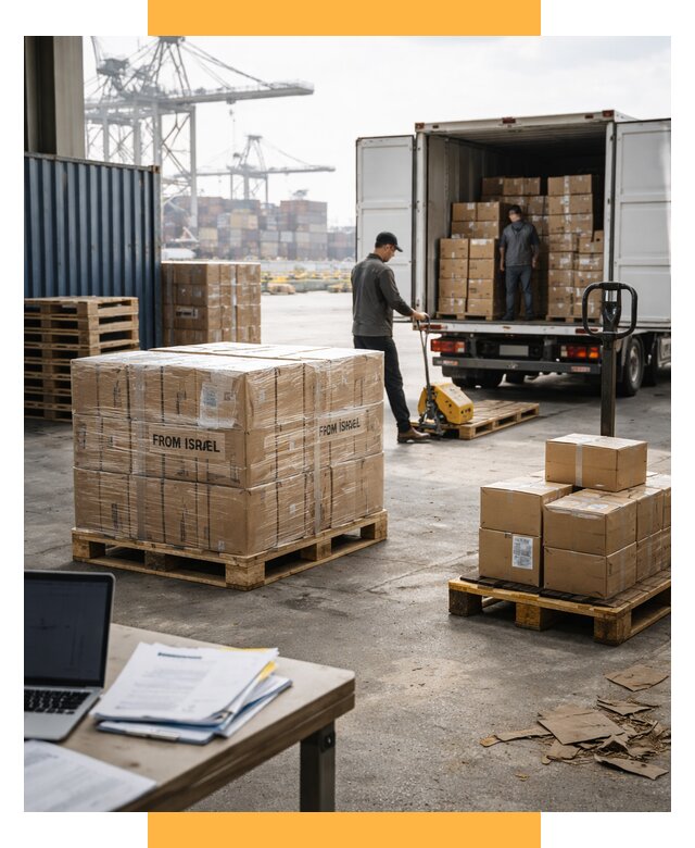 Доставка грузов из Израиля от 16025 р., логистика от СетСервис-Взн