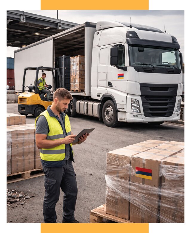 Автоперевозки из Армении от 101489 р. — услуги СетСервис-Взн