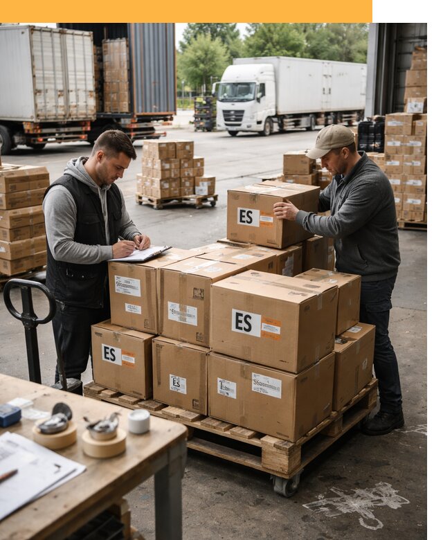 Доставка грузов в Испанию автотранспортом от 37391 руб