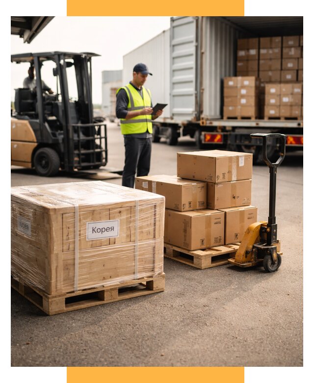 Доставка грузов в Корею из России от 37391 р. | СетСервис-Взн