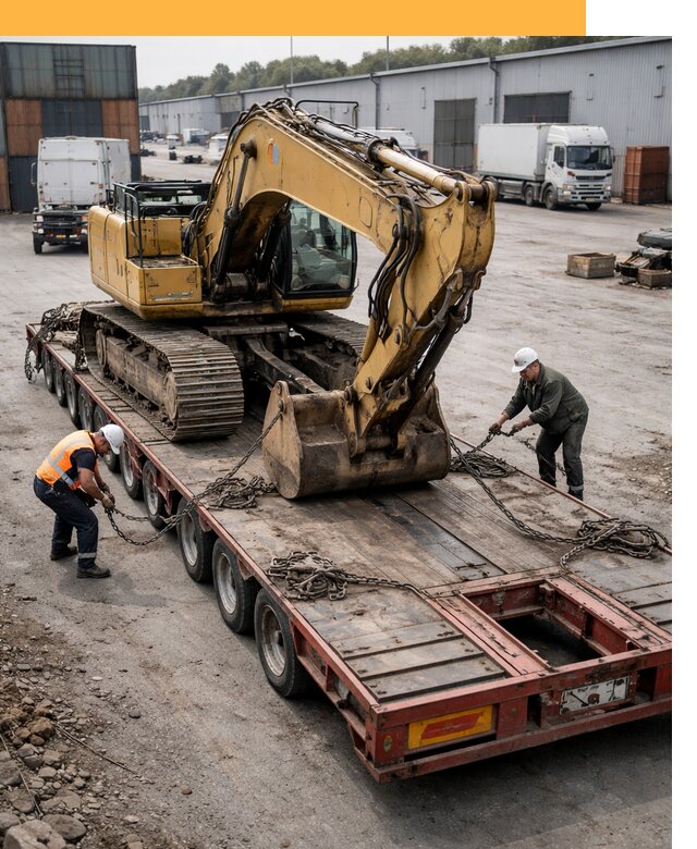 Перевозка спецтехники по России и миру от 48074 руб