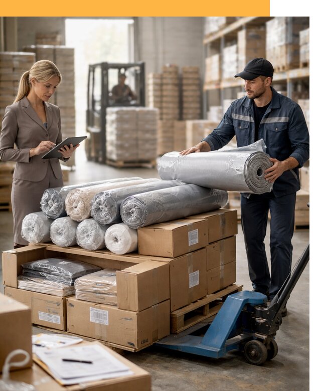 Перевозка текстиля по миру от 16025 руб. с таможней и страхованием