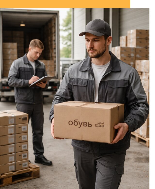 Международная перевозка обуви с таможенным оформлением от 4807