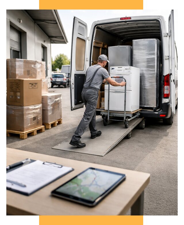 Перевозка бытовой техники от 6944 р. - логистика СетСервис-Взн