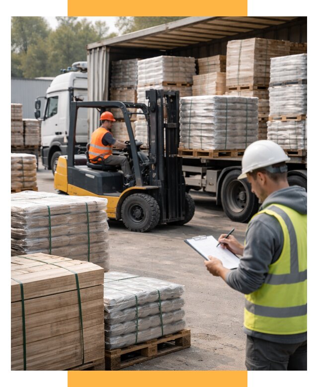 Перевозка строительных материалов от 5876 р. | СетСервис-Взн