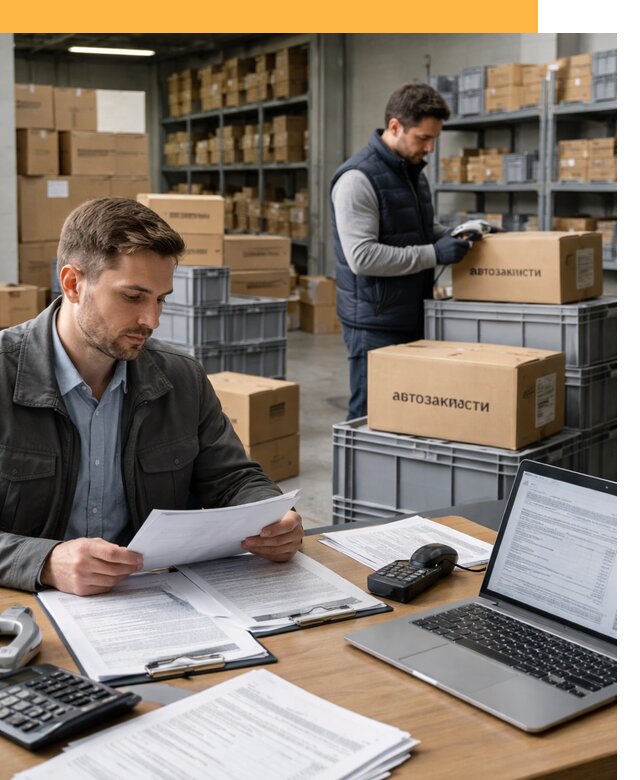 Таможенное оформление автозапчастей по выгодным тарифам от 9081