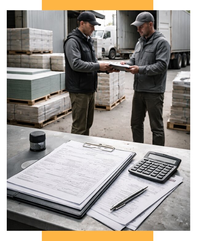 Таможенное оформление стройматериалов от 9081 р. | СетСервис-Взн