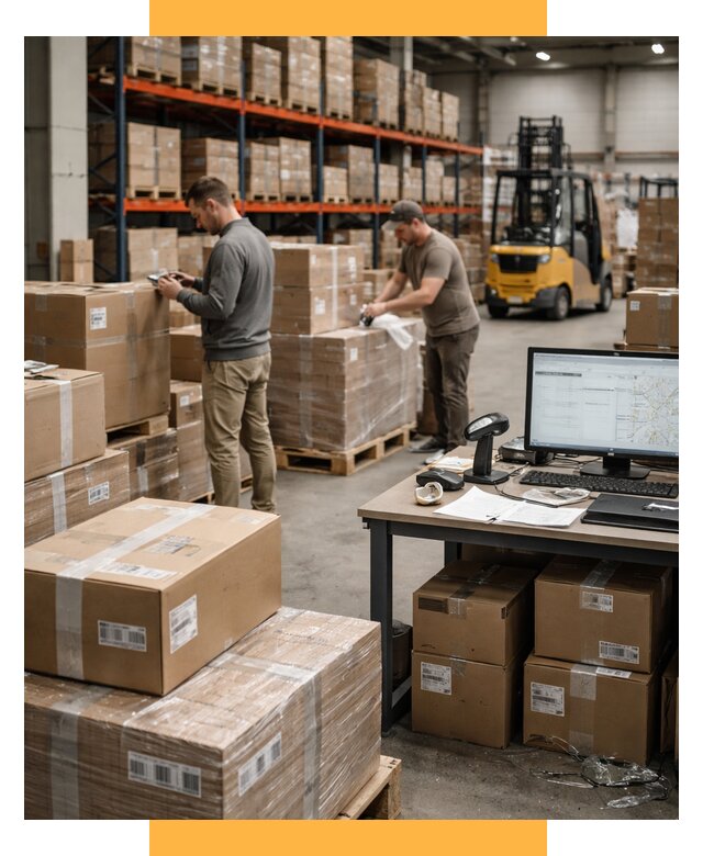 Склад консолидации в Европе от 6944 р., услуги СетСервис-Взн