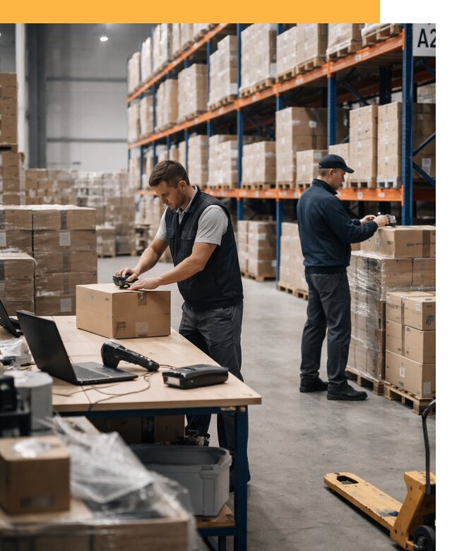 Склад консолидации в Европе: хранение, сортировка от 6944